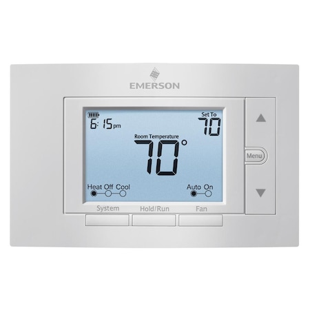 King Electric Thermostat, Programmable Electronic Low Volt 2 Stage W/ Heat/Cool 1F85U-22PR